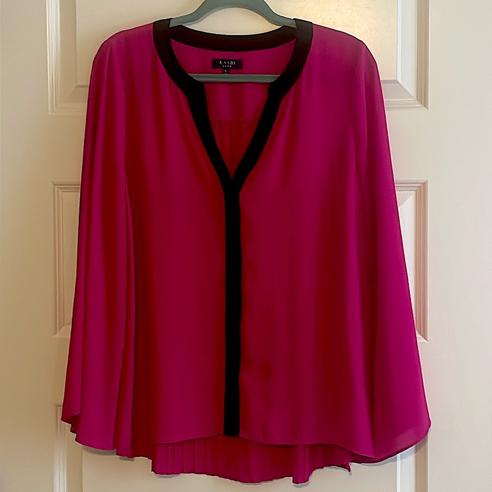 Kaari Blue Pink blouse Lg
